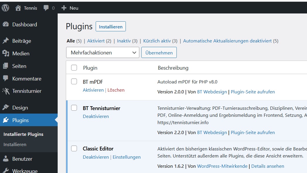 Austausch PDF-Plugin bei neuer PHP-Version